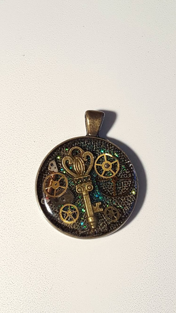 Steampunk key pendant by DrDrSteampunk steampunk buy now online