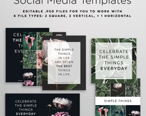 Unique instagram templates related items | Etsy