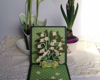 Lilies of the valley pop up