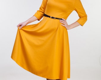 Mustard yellow dress etsy wedding Mustard yellow dress etsy wedding