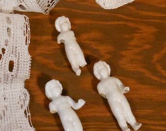 Antique Frozen Charlotte Porcelain Dolls | Mixed Media | Altered Art | Steampunk | Craft | Jewelry Supplies