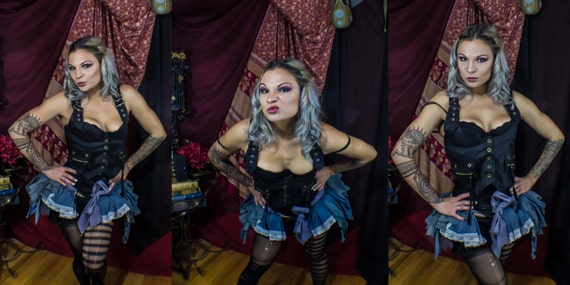 Deconstructed Burlesque ... Tattered Grey Bustle Tutu Deconstructed Burlesque ... Tattered Grey Bustle Tutu