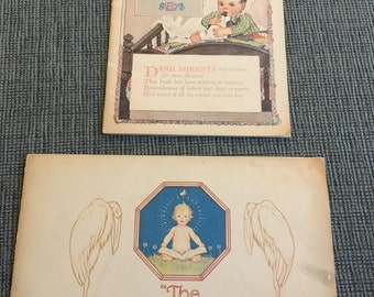 The Best Baby Borden's Milk Book with John Rae Illustrations, 1918 and "Our Baby's Own Book" 1919