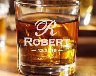 Wedding Day Gifts for Groom, Groom On the Rocks Glass Groom Gift Idea Groom to Be Gift, Bride Groom Whiskey Glass Personalized Groom Gift