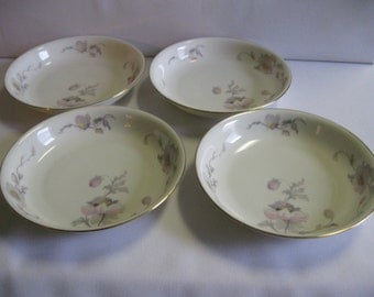 EPIAG China Pastelle Four Soup or Cereal Bowls Czechoslovakia