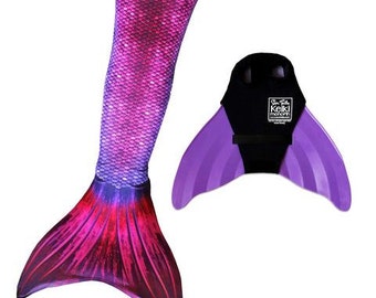 Mermaid Tail Bali Blush Pattern-Swimmable Mermaid Tail-Designer Mermaid Tail-FAST SHIPPING-Mermaid Photography