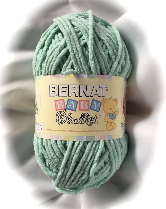 baby bernat blanket seafoam Yarn10.5 UPC Bernat Skein Seafoam 04736 oz Baby Blanket