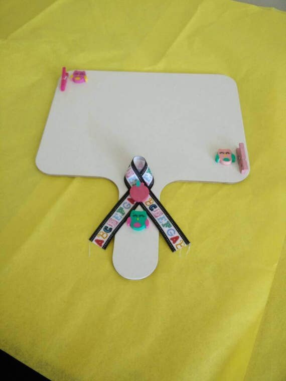 Items similar to Decorative Dry Erase Board, Deco White Board, Double