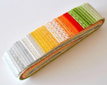 Quilting Pre-cut Strip Set in Red Rooster's Basically Hugs - Jelly Roll, Fabric Strips, Quilting Fabric