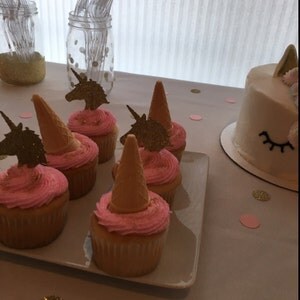 Unicorn Cupcake Topper Unicorn Party Unicorn First Birthday Unicorn Cupcake Topper Unicorn Party Unicorn First Birthday
