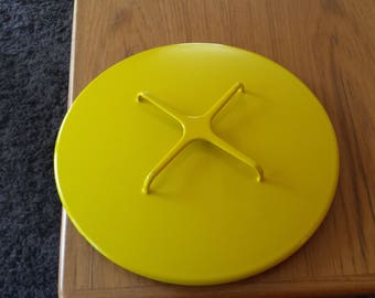 Dansk Kobenstyle Vintage Yellow Lid For 11 Inch Casserole - Lid Only