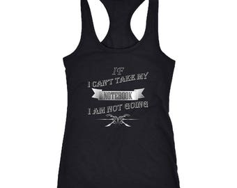Notebook Racerback Tank Top T-Shirt. Funny Notebook Tank.