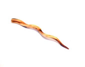 Hand carved Juniper Wood Shawl Pin, Scarf Pin, Wood hair stick, wood hair accessories, hair pin