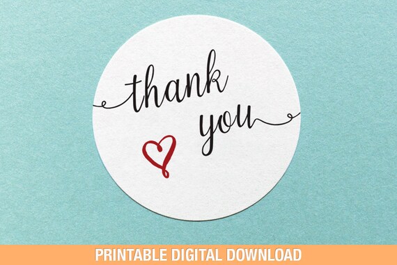 thank you stickers small business printable stickers mail