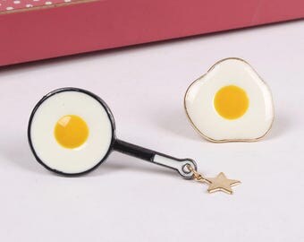Eggs For Life - Enamel Pin // Badge, Brooch, Lapel Pin, Backpack Pin // Cute & Funky Accessories
