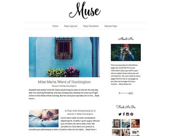 Minimalist Black and White Responsive Wordpress Blog Theme