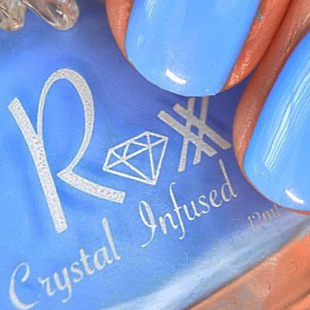 Crystal Infused Nail Polish by RoxxNailPolish on Etsy