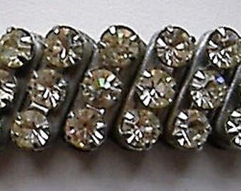 1950S DIAMANTE BRACELET art deco style