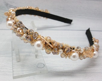 Wedding hair Wedding headpiece Hair crown Bridal headpiece Wedding crown Bridal headband Gold crown Wedding tiara Bridal crown Hair crown
