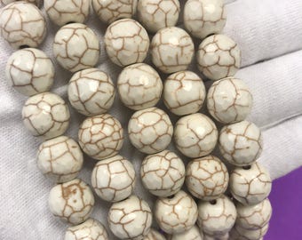 12mm White Magnesite Faceted,12mm Synthetic Turquoise Faceted,12mm White Turquoise,12mm White Synthetic Turquoise,12mm Faceted White, Beads