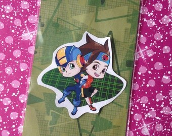 Megaman Battle Network: Lan and Megaman Sticker