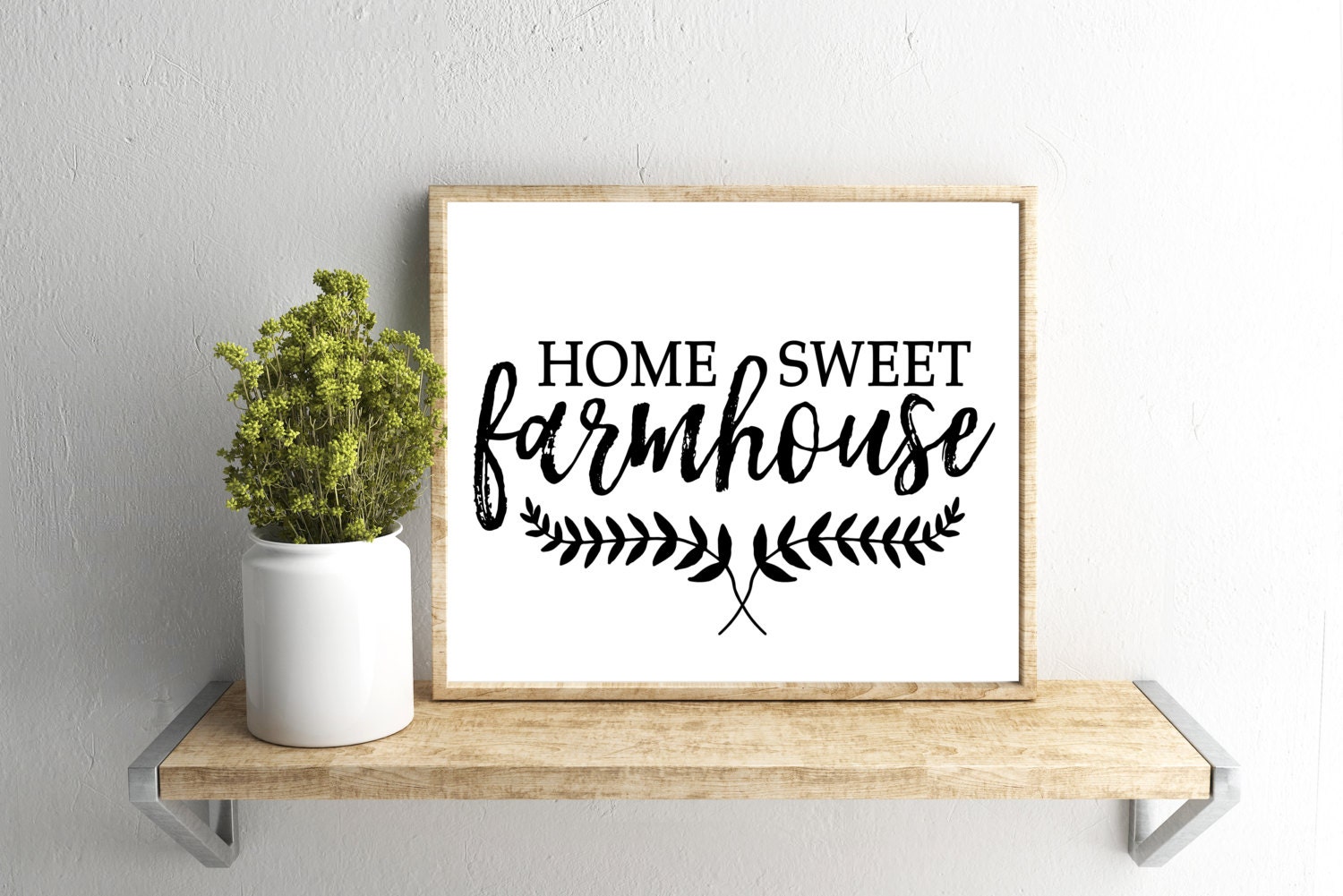 printable wall art home sweet farmhouse quote home decor