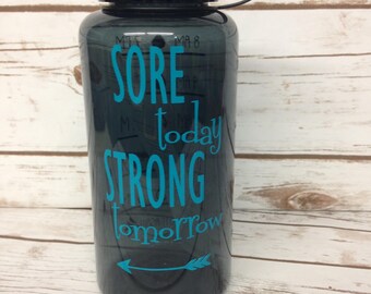 Personalized Water Bottle-Hourly Water Intake Water Bottle-Custom Water Bottle 34oz