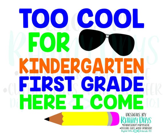 Download Buy 3 get 1 free! Too cool for Kindergarten First grade ...