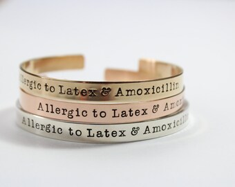 Medical ID bracelet, medical bracelet, medical jewelry, type 1 diabetic bracelet, allergy alert bracelet, medical alert bracelet