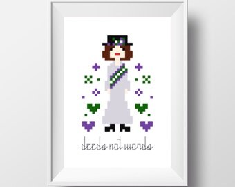 Suffragette City Cross Stitch