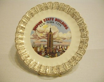 Empire State Building - New York City Souvenir Plate