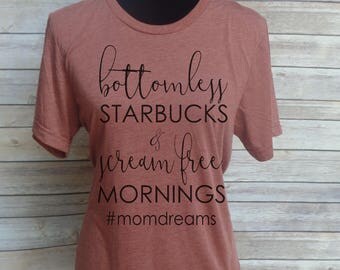 Mom Shirt, Gift for Mom, Mom Life Shirt, Funny Mom Shirt, Graphic Tee for Women, Baseball Mom Shirt, Cheer Mom Shirt, Coffee Shirt
