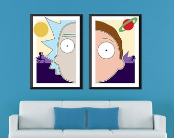 Rick and Morty Minimalist: Rick & Morty Set