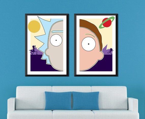 Rick and Morty Minimalist: Rick & Morty Set