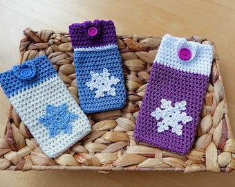ebook: Smartphone Cozy "Snowflake" Crochet Pattern