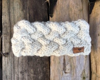 Braided headband, knitted headband, cable knit headband || The Sugar Maple || FREE SHIPPING