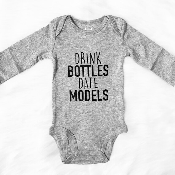 baby onesie Drink Bottles Date Models Onesie funny onesie