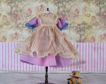 Pullip Blythe Doll PINAFORE Sheer Organdy Apron Custom OOAK Many Colors