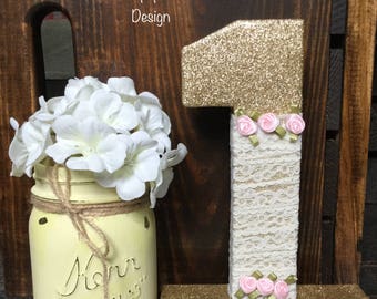 8 inche Number one,first birthday photo props,first birthday decorations,cake smash photo props,pink and gold first birthday,number one