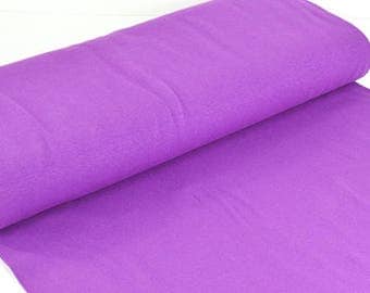 Cuff uni Extrabreit purple - fine knitting