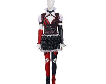 Handmade Arkham Knight Harley Quinn Cosplay Costumes