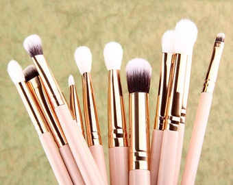 12 Pcs Pro Makeup BRUSHES Set Foundation Powder Cosmetic Eyeshadow Eyeliner Lip Brush Tool