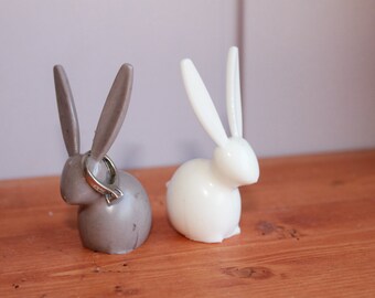 Bunny Ring Holder, Ring Dish, Bunny Ring Stand, Ring Dish, Rabbit Ring Holder, Rabbit Ring, Rabbit Ring Stand, Ring Tree, Jewelry Storage