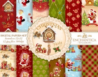 Christmas Digital Paper, Digital Paper Christmas, Holidays Digital Paper, New Year, Christmas Patterns Scrapbooking, Background, Snowflake