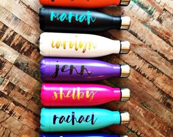 Like a Yeti Water Bottle|Like A Swell Water Bottle|Monogrammed Water Bottle|Bridal Party Water Bottle|Personalized Birthday Gift