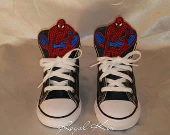 Spiderman Converse / Chucks/ Party / Boys/ Character / Red/ Blue