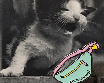 Pack Animal Fanny Pack Enamel Pin