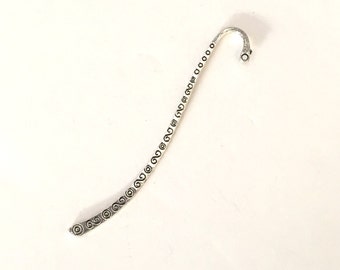 5, tibetan silver metal bookmark, bookmark findings, swirl pattern bookmarks, metal bookmarks, jewellery supplies, craft supplies,