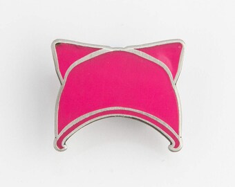 Pink Pussy Protest Hat enamel pin LGBT pin Lesbian pin Gay Pin Gay Gift Resistance Pride Pin Feminist Pin Lesbian Girlfriend Lesbian Gift