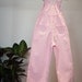 Vintage Osh Kosh B’Gosh Pink & White Stripe Kids Dungarees